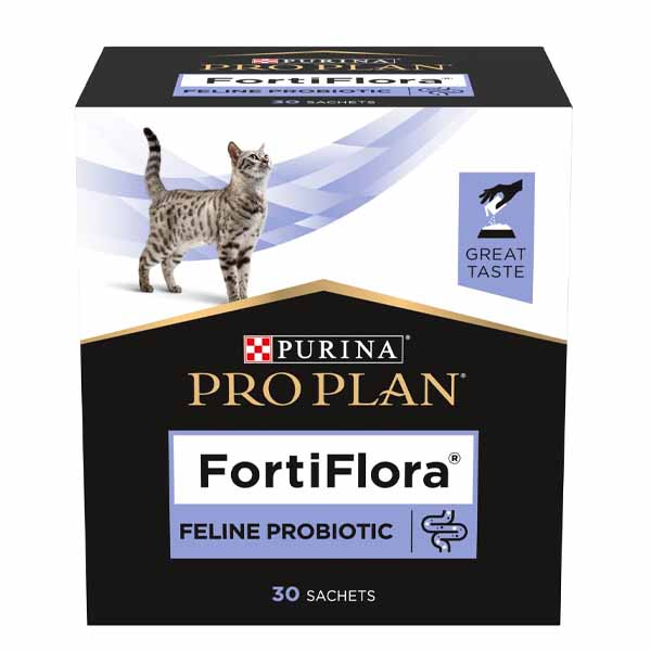 باکس پودر پروبیوتیک گربه 30 عدد ساشه 1.5 گرمی Proplan